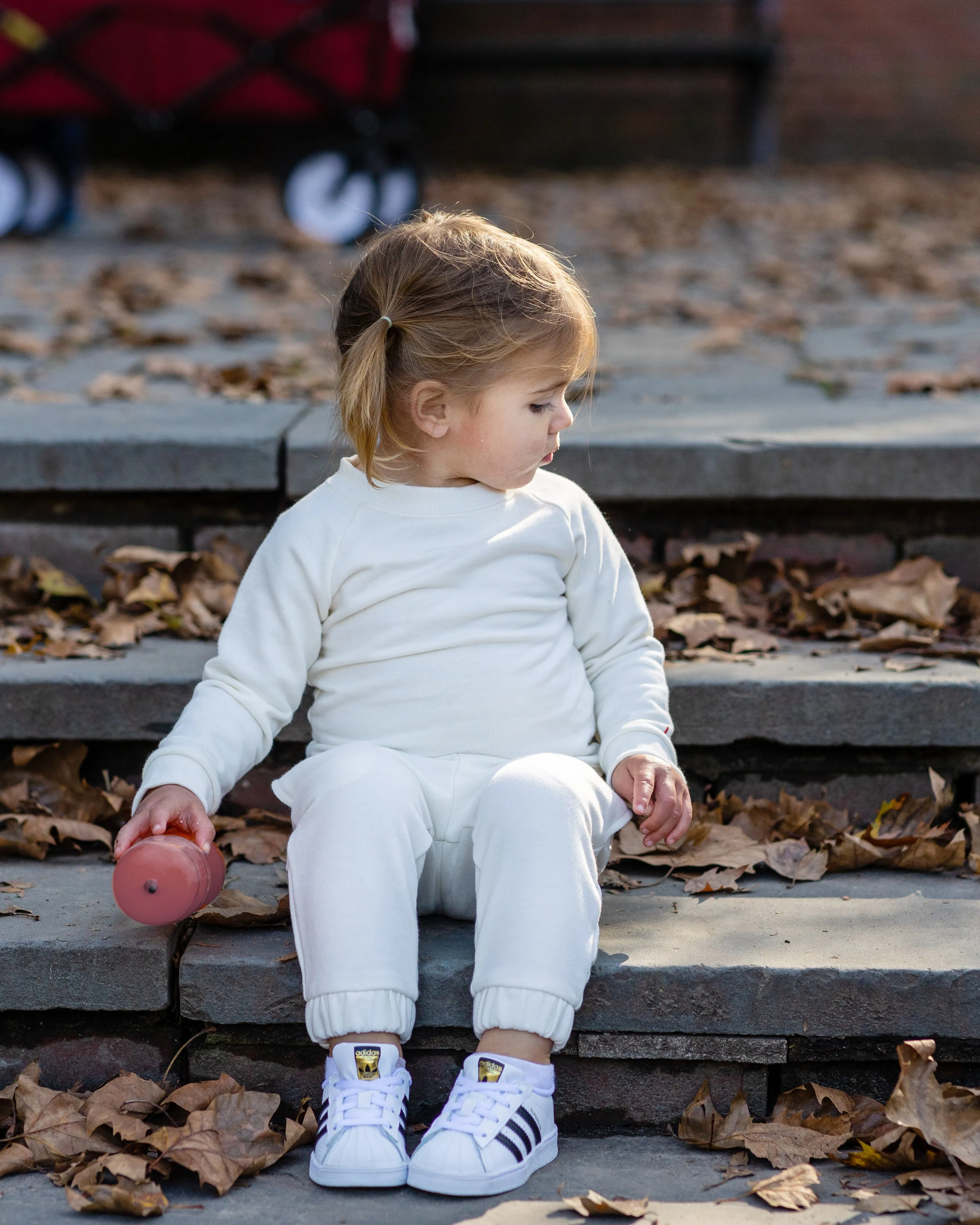 The Organic Pullover Sweatshirt [Cream]