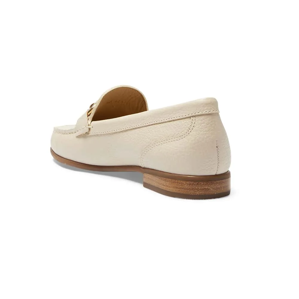 Tuscany Loafer in Bone Leather