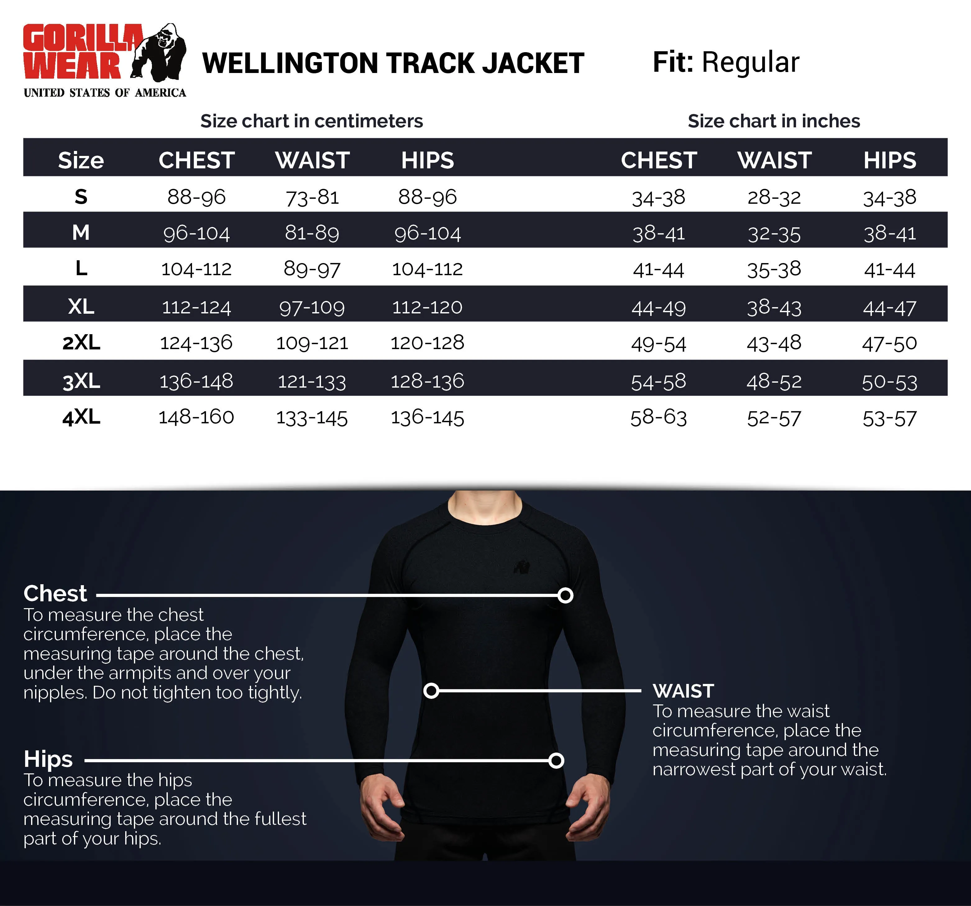 Wellington Track Jacket - Black