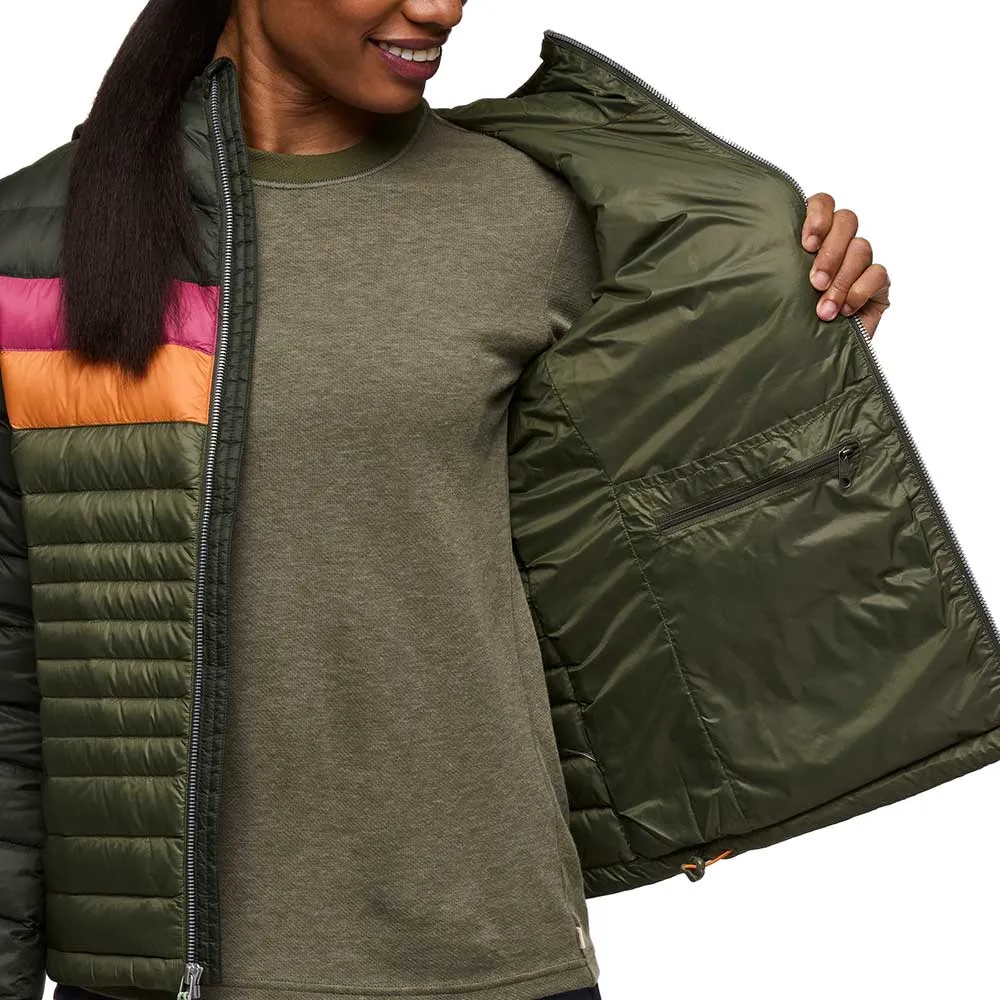 Women's Fuego Down Hooded Jacket - Woods and Fatigue