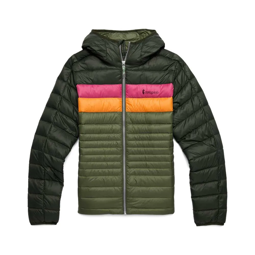 Women's Fuego Down Hooded Jacket - Woods and Fatigue