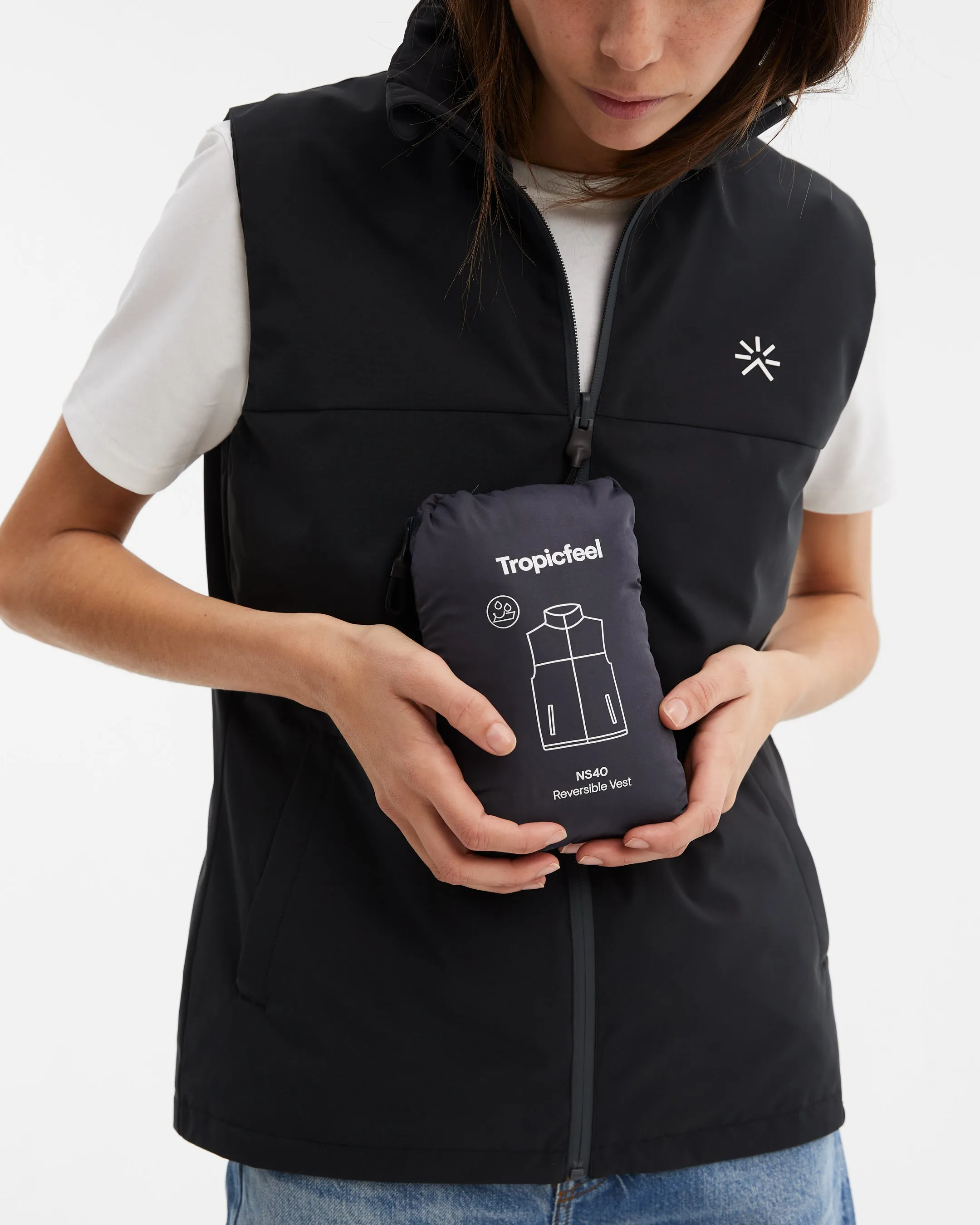 Women's NS40 Reversible Vest Core Black